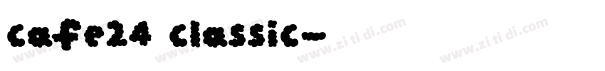 cafe24 classic字体转换